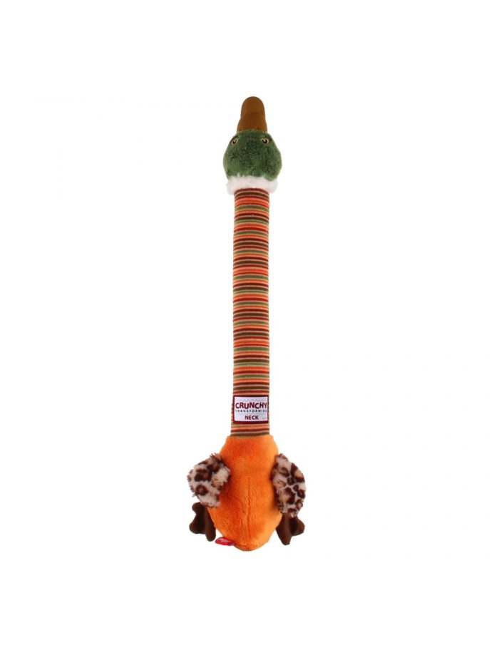 Игрушка для собак GiGwi Plush Friendz Crunchy Neck - Утка — изображение 2
