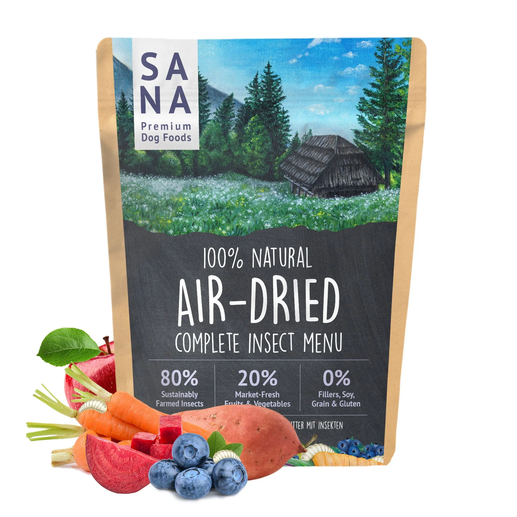 Svaigā gaisā žāvēts insektu proteīns, ZooZoom.lv suņu barība 1 Air dried insects - Image 1