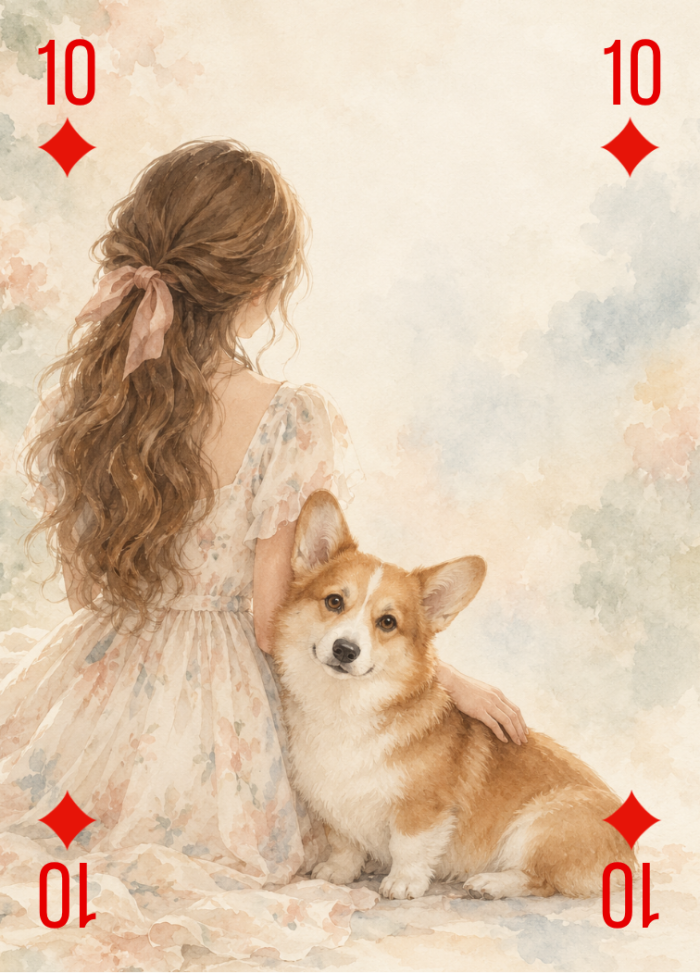Watercolor Dog Lover Deck (54 Cards), Playing cards - Image 3